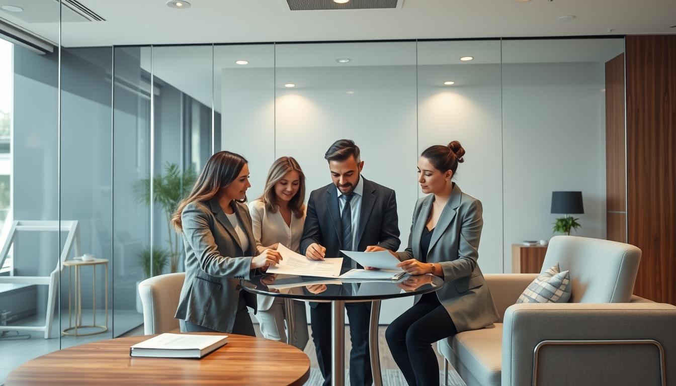 Family elder care planning discussion