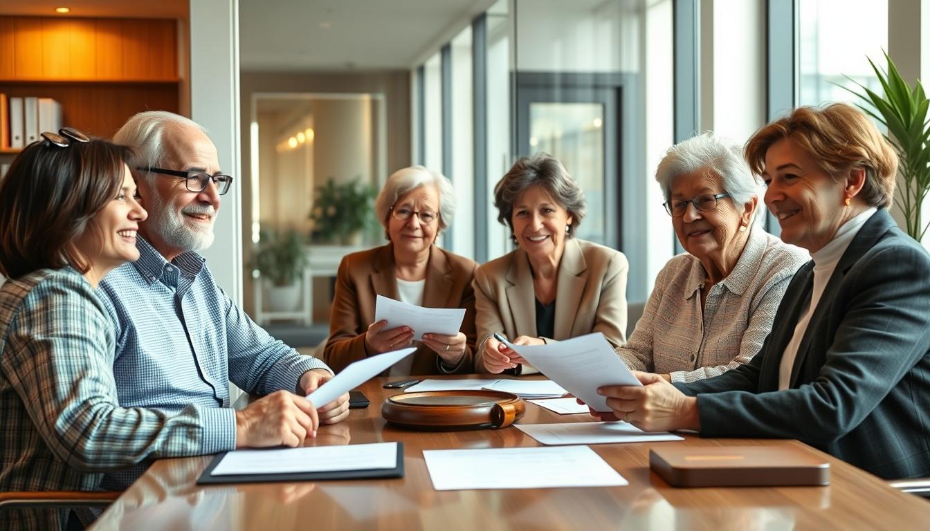 Family legal discussion support